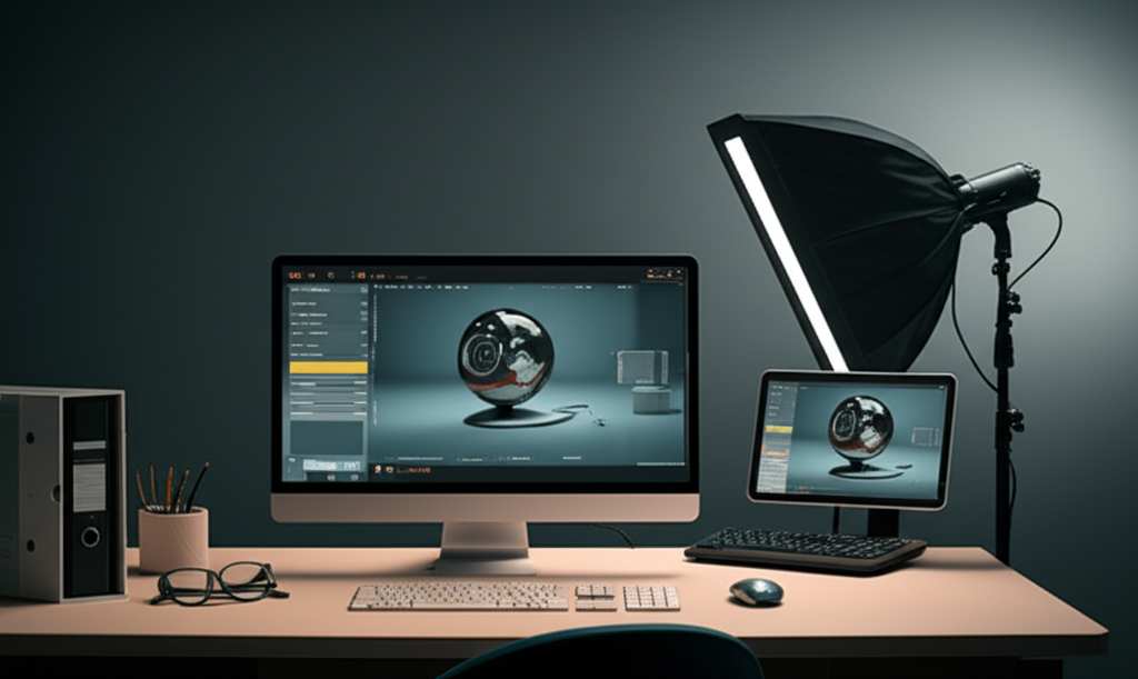 Photoshoot in Pomelli