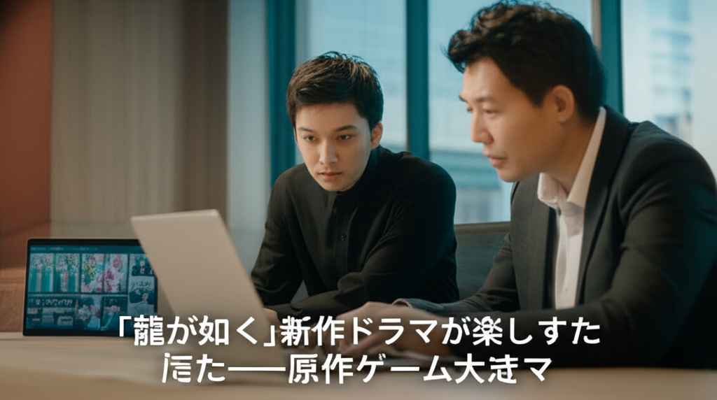 「龍が如く」新作ドラマが楽しすぎた──原作ゲーム大好きマ