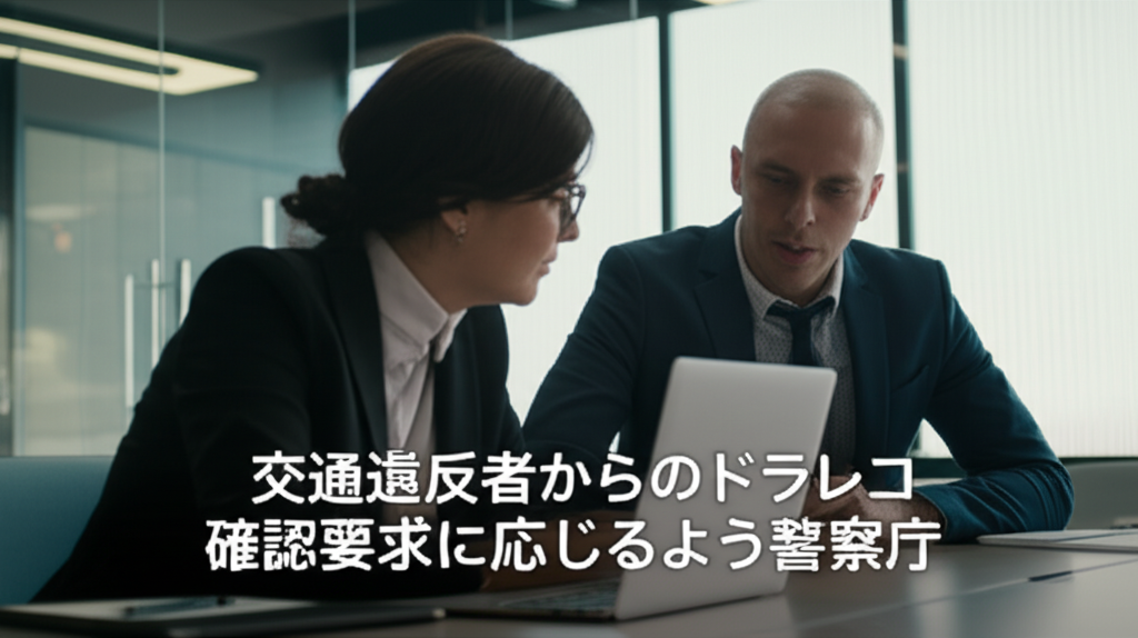 交通違反者からのドラレコ確認要求に応じるよう指示　警察庁