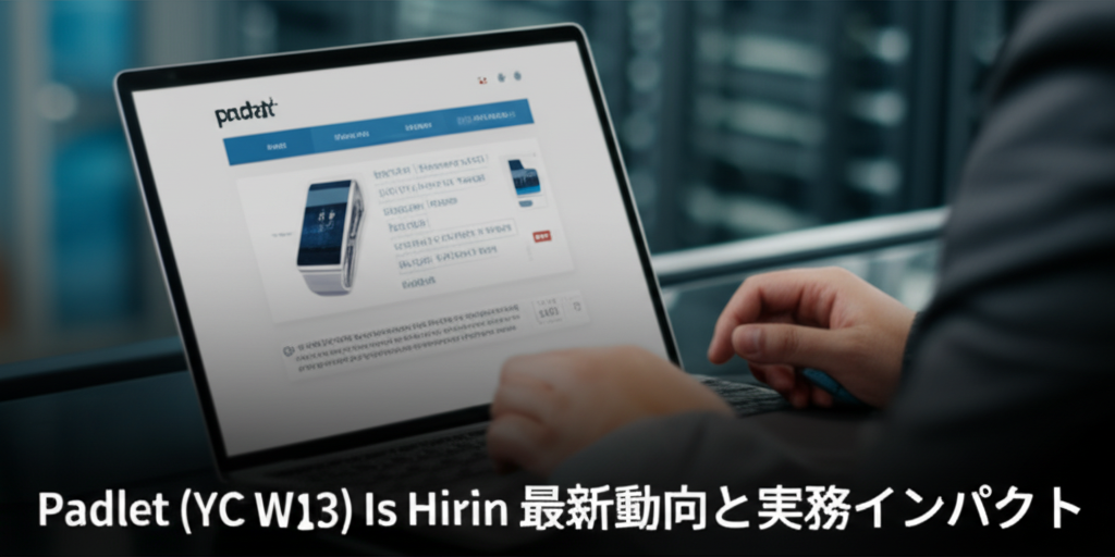 Padlet (YC W13) Is Hirin 最新動向と実務インパクト