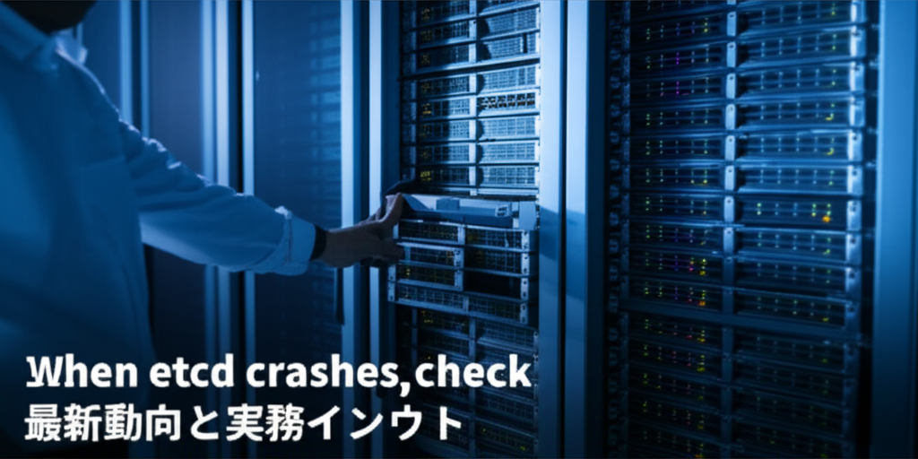 When etcd crashes, check 最新動向と実務インパクト