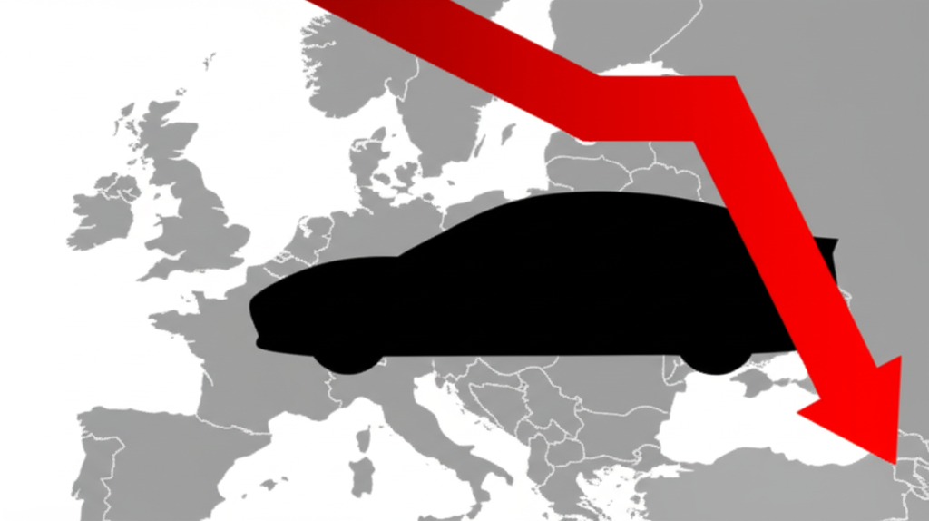 Tesla 欧州販売 激減 EV市場